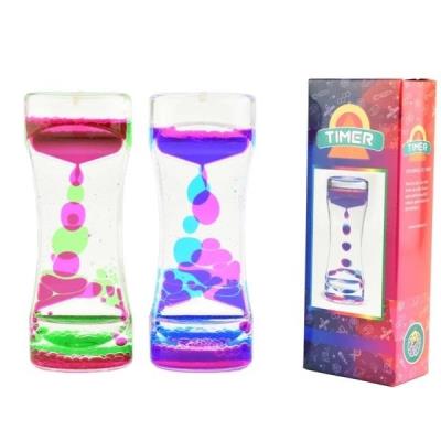 Opakowanie Dwukolorowy płynny timer sensoryczny - klepsydra