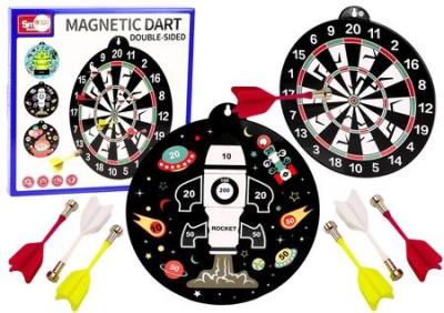 Opakowanie Dwustronna tarcza rakieta rzutki 6szt