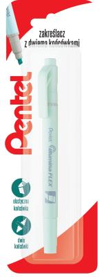 Opakowanie Dwustronny zakreślacz, pastelowy seledynowy, SLW11P x 1 blister