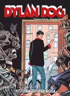 Dylan Dog Historia Dylana Doga. Autor: Sclavi Tiziano. SmakLiter.pl Okładka książki Dylan Dog Historia Dylana Doga