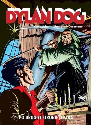 Dylan Dog. Po drugiej stronie lustra. Autor: Sclavi Tiziano, Giampiero Casertano. SmakLiter.pl Okładka książki Dylan Dog. Po drugiej stronie lustra