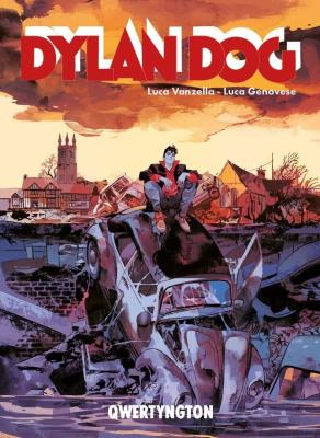 Dylan Dog QWERTYNGTON. Autor: Sclavi Tiziano. SmakLiter.pl Okładka książki Dylan Dog QWERTYNGTON
