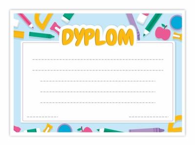 Opakowanie Dyplom A4 uniwersalny - Przybory 10szt