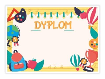 Opakowanie Dyplom A4 uniwersalny - Wygrana 10szt