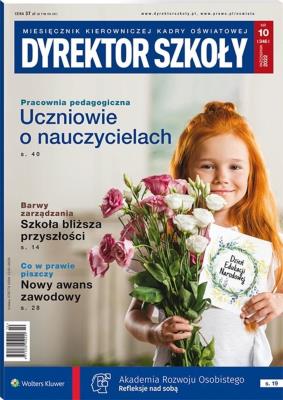 Okładka książki Dyrektor Szkoły 10/2022