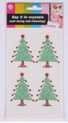 Opakowanie Dżety samoprzylepne Choinki 4szt