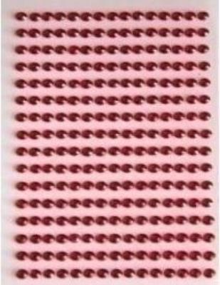 Opakowanie Dżety samoprzylepne czerwone 6mm 140szt