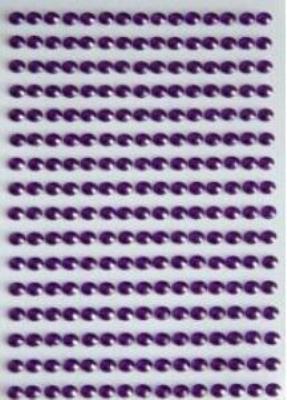 Opakowanie Dżety samoprzylepne fioletowe 6mm 140szt