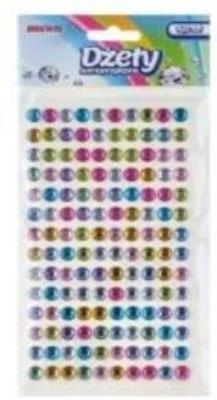 Opakowanie Dżety samoprzylepne multicolor 160szt