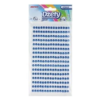 Opakowanie Dżety samoprzylepne niebieskie 4mm 240szt