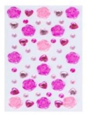 Opakowanie Dżety samoprzylepne różowe