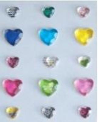 Opakowanie Dżety samoprzylepne serca 15szt