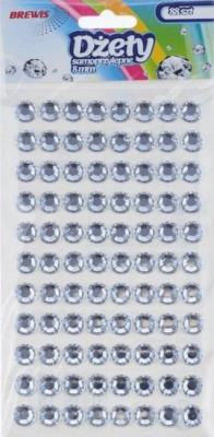 Opakowanie Dżety samoprzylepne srebrne 8mm 88szt