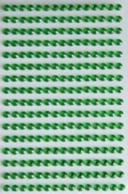 Opakowanie Dżety samoprzylepne zielone 6mm 140szt