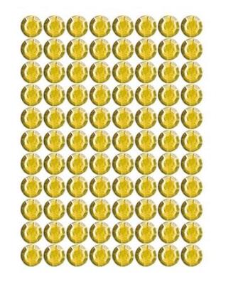 Opakowanie Dżety samoprzylepne złote 4mm 240szt
