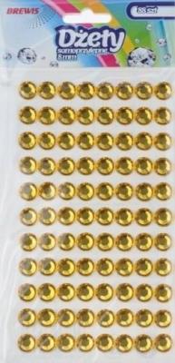 Opakowanie Dżety samoprzylepne złote 8mm 88szt