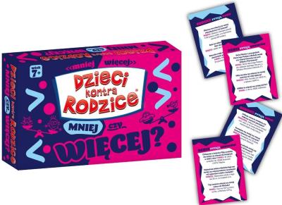 Okładka książki Dzieci kontra Rodzice. Mniej czy więcej?