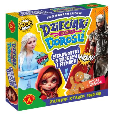 Dzieciaki vs Dorośli - Bajki i filmy ALEX. Wydawca: Alexander. SmakLiter.pl Opakowanie Dzieciaki vs Dorośli - Bajki i filmy ALEX