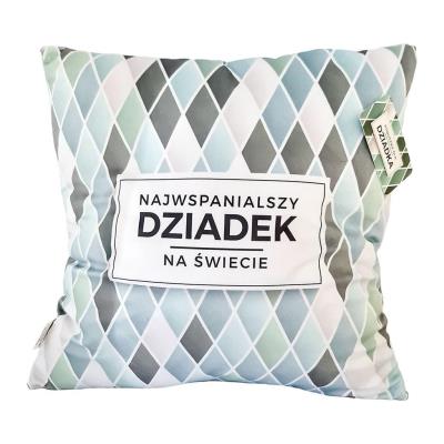 Opakowanie Dzień dziadka. Poduszka romby
