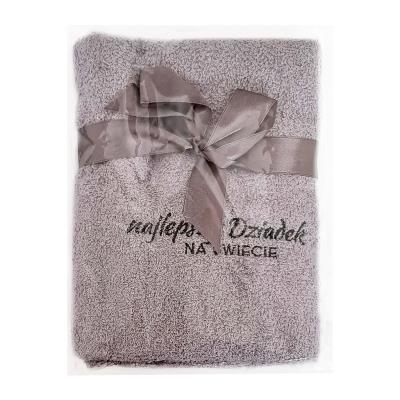 Opakowanie Dzień Dziadka. Ręcznik szary