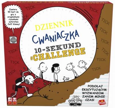 Dziennik Cwaniaczka 10 sekund Challenge. Wydawca: Goliath. SmakLiter.pl Opakowanie Dziennik Cwaniaczka 10 sekund Challenge