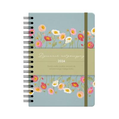 Opakowanie Dziennik motywacyjny 2024 A5 niebieski ALBI