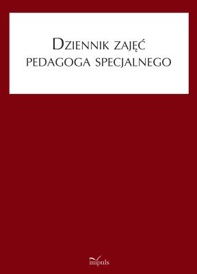 Okładka książki Dziennik zajęć pedagoga specjalnego