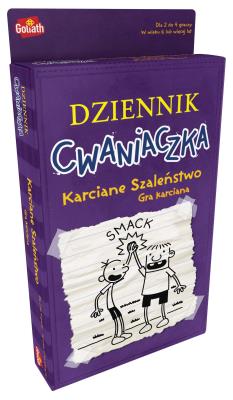 Dzienniki Cwaniaczka - karciane szaleństwo. Wydawca: Goliath. SmakLiter.pl Opakowanie Dzienniki Cwaniaczka - karciane szaleństwo