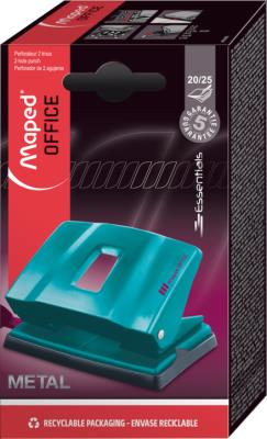 Dziurkacz Essentials metal Deco do 25 k. MAPED. Wydawca: Maped. SmakLiter.pl Opakowanie Dziurkacz Essentials metal Deco do 25 k. MAPED