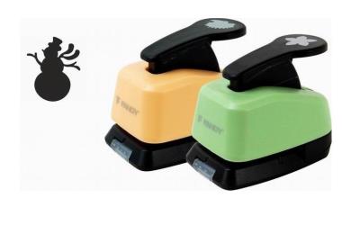 Opakowanie Dziurkacz ozdobny 16mm bałwan MIX