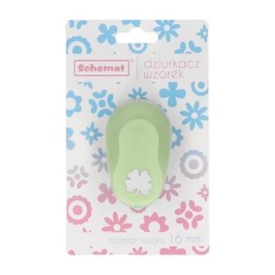 Opakowanie Dziurkacz ozdobny 16mm koniczyna MIX