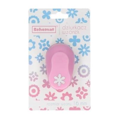 Opakowanie Dziurkacz ozdobny 16mm płatek śniegu MIX