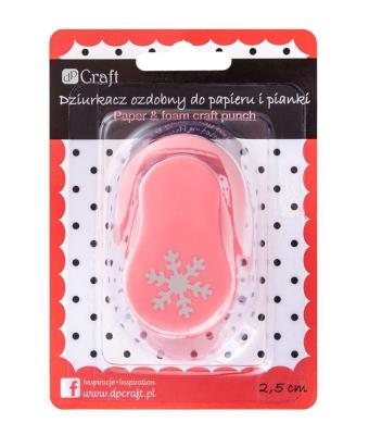 Dziurkacz ozdobny 2,5 cm śnieżynka 3. Wydawca: Dalprint. SmakLiter.pl Opakowanie Dziurkacz ozdobny 2,5 cm śnieżynka 3