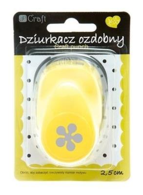 Dziurkacz ozdobny 2,5cm kwiatek. Wydawca: Dalprint. SmakLiter.pl Opakowanie Dziurkacz ozdobny 2,5cm kwiatek