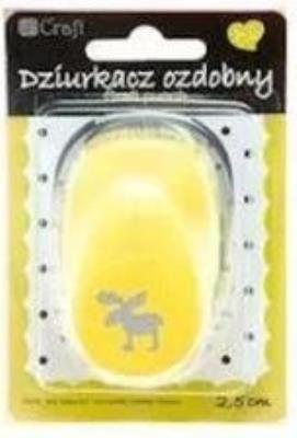 Opakowanie Dziurkacz ozdobny 2,5cm łoś