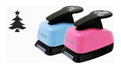 Opakowanie Dziurkacz ozdobny 25mm choinka MIX