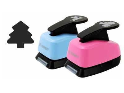 Opakowanie Dziurkacz ozdobny 25mm choinka MIX