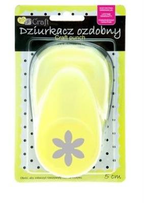 Dziurkacz ozdobny 5cm stokrotka 2. Wydawca: Dalprint. SmakLiter.pl Opakowanie Dziurkacz ozdobny 5cm stokrotka 2