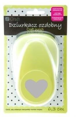 Opakowanie Dziurkacz ozdobny 6,3cm Serce
