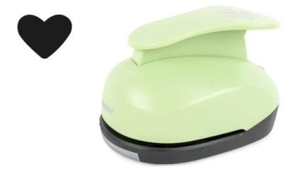 Opakowanie Dziurkacz ozdobny 75mm serce 01