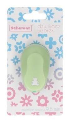 Dziurkacz ozdobny 9,5mm miś MIX. Wydawca: Schemat. SmakLiter.pl Opakowanie Dziurkacz ozdobny 9,5mm miś MIX