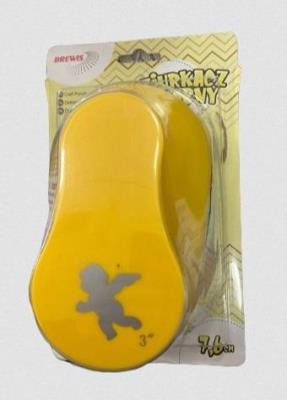 Dziurkacz ozdobny - Aniołek 7,6cm MIX. Wydawca: Brewis. SmakLiter.pl Opakowanie Dziurkacz ozdobny - Aniołek 7,6cm MIX