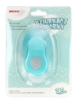 Dziurkacz ozdobny - Balon 2,5cm MIX. Wydawca: Brewis. SmakLiter.pl Opakowanie Dziurkacz ozdobny - Balon 2,5cm MIX