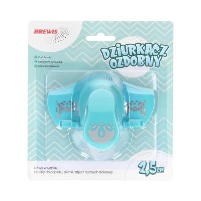 Dziurkacz ozdobny brzegowy - Falbanka 2,5cm. Wydawca: Brewis. SmakLiter.pl Opakowanie Dziurkacz ozdobny brzegowy - Falbanka 2,5cm