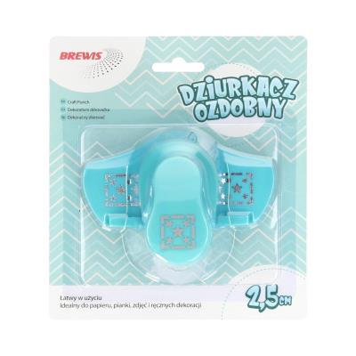 Dziurkacz ozdobny brzegowy - Gwiazdka 2,5cm. Wydawca: Brewis. SmakLiter.pl Opakowanie Dziurkacz ozdobny brzegowy - Gwiazdka 2,5cm