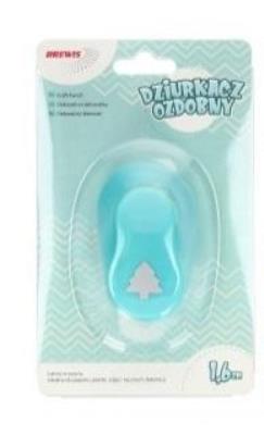 Opakowanie Dziurkacz ozdobny - Choinka 1,6cm MIX