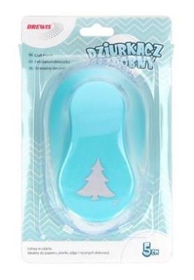 Dziurkacz ozdobny - Choinka 5cm MIX. Wydawca: Brewis. SmakLiter.pl Opakowanie Dziurkacz ozdobny - Choinka 5cm MIX