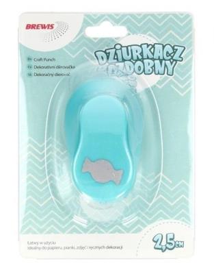 Dziurkacz ozdobny - Cukierka 2,5cm MIX. Wydawca: Brewis. SmakLiter.pl Opakowanie Dziurkacz ozdobny - Cukierka 2,5cm MIX