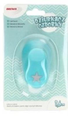 Dziurkacz ozdobny - Gwiazda 1,6cm MIX. Wydawca: Brewis. SmakLiter.pl Opakowanie Dziurkacz ozdobny - Gwiazda 1,6cm MIX