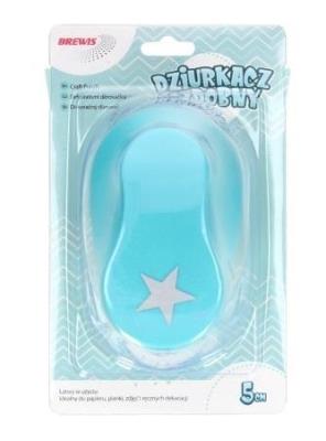 Dziurkacz ozdobny - Gwiazda 5cm MIX. Wydawca: Brewis. SmakLiter.pl Opakowanie Dziurkacz ozdobny - Gwiazda 5cm MIX